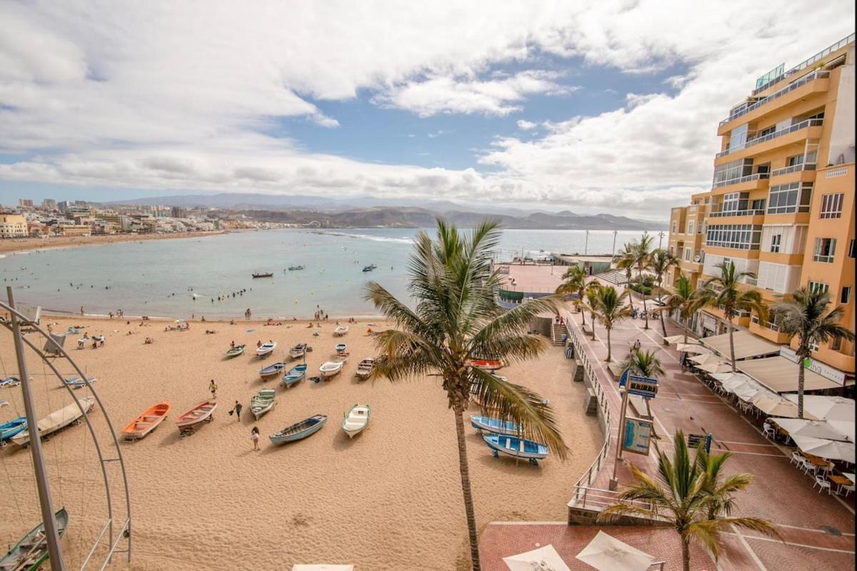 Апартаменты En Primera Linea Playa De Canteras Vista Al Mar Lightbooking Лас-Пальмас-де-Гран-Канария Экстерьер фото